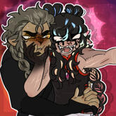 exmp: 2 chara lined + colored + shaded