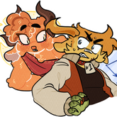 exmp: 2 chara lined + colored - no shading